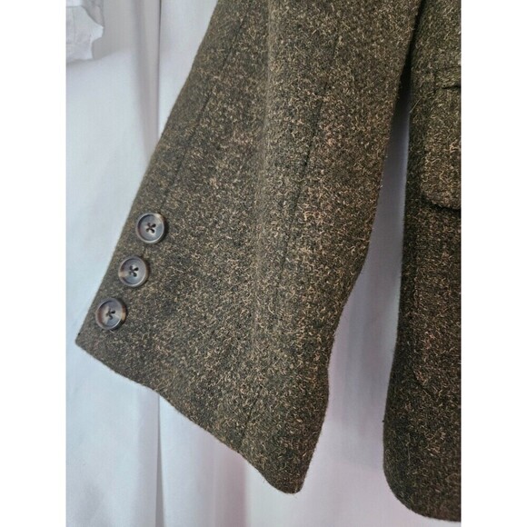 Body By Victoria Short Wool Blend Jacket With Faux Fur Collar Sz 6 Fully Lined - Picture 4 of 8